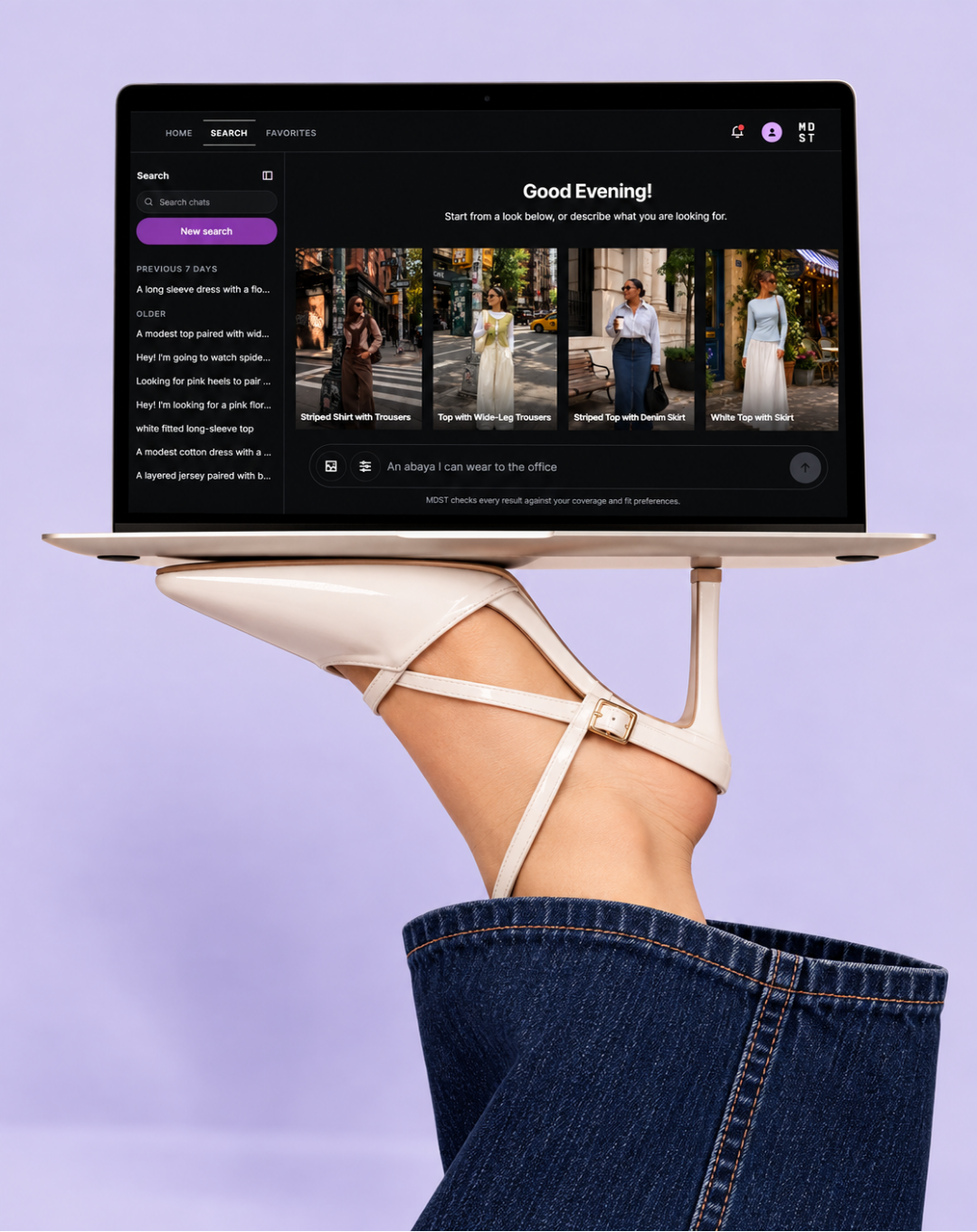 GarmentVISION-powered search app